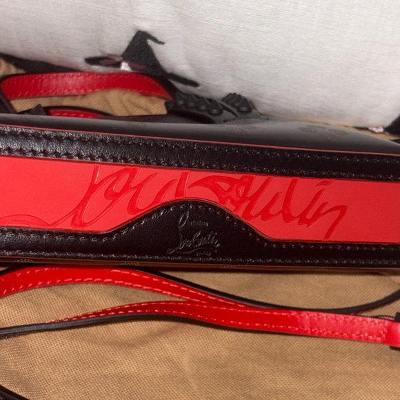 Christian Louboutin Black and Red Crossbody Bag - Picture 4 of 7